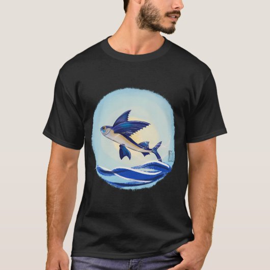 Fliegender Fisch T-Shirt (Vorderseite)
