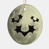 Fliegender Fledermaus Keramik Ornament (Links)