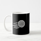 Fliegender Golfball  Kaffeetasse (Links)