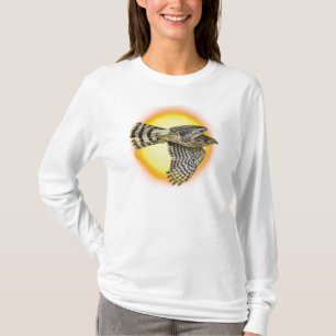 Fliegender Habicht Feuer T-Shirt