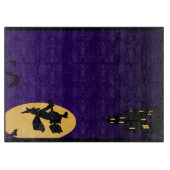 Fliegender Hexenschneider Schneidebrett (Vorderseite)