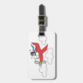 Fliegender hoher Gepäckanhänger (Vorderseite vertikal)