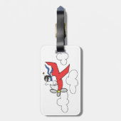 Fliegender hoher Gepäckanhänger (Rückseite vertikal)