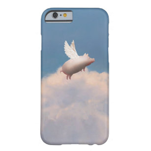Fliegender iPhone-Gehäuse für Schweine 6 Barely There iPhone 6 Hülle