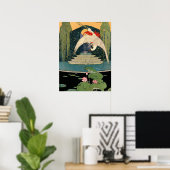 Fliegender Kran Poster (Heimbüro)