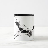 Fliegender Kranich Becher Tasse (Zentrum)