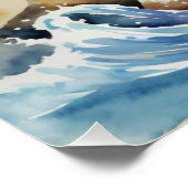 *~* Fliegender Lachs Im Flugzeug Geschenk AP49 Str Poster (Ecke)