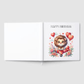 Fliegender Löwe Geburtstag Gästebuch (Voll)