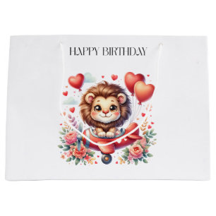 Fliegender Löwe Geburtstag Große Geschenktüte