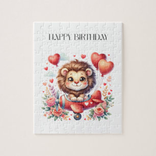 Fliegender Löwe Geburtstag Puzzle