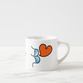 Fliegender Mack!!! -Blau Espressotasse (Rechts)