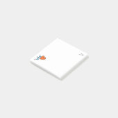 Fliegender Mack!!! -Blau Post-it Klebezettel (angewinkelt)