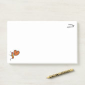 Fliegender Mack!!! -Orange Post-it Klebezettel (Auf Schreibtisch)