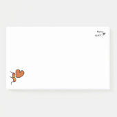 Fliegender Mack!!! -Orange Post-it Klebezettel (Vorderseite)