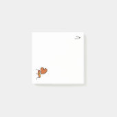 Fliegender Mack!!! -Orange Post-it Klebezettel (Vorderseite)