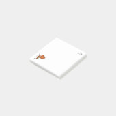Fliegender Mack!!! -Orange Post-it Klebezettel (angewinkelt)