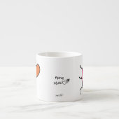 Fliegender Mack!!! -Pink Espressotasse (Vorderseite)