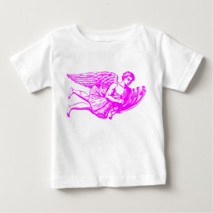 Fliegender musikalischer Engel Baby T-shirt