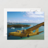 Fliegender Oldtimer Postkarte (Vorne/Hinten)