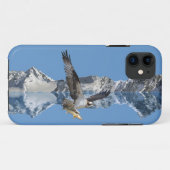 Fliegender Osprey, Fisch und Gebirge Kunst, Dichtu Case-Mate iPhone Hülle (Rückseite (Horizontal))
