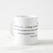 Fliegender Pilot Kaffeetasse (Vorderseite Links)