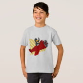 Fliegender Pinguin-Cartoon-T - Shirt (Vorne ganz)