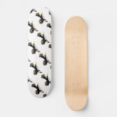 Fliegender Puffin Art Skateboard (Vorderseite)