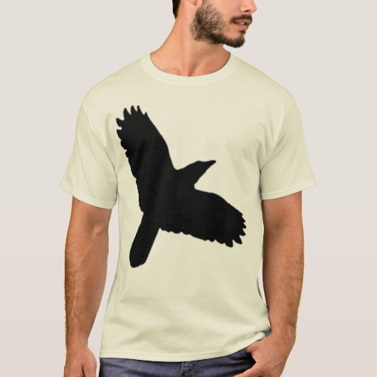 Fliegender Rabe T T-Shirt (Vorderseite)