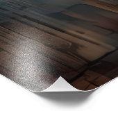 Fliegender Raven und mittelalterliche gotische Kat Fotodruck (Ecke)