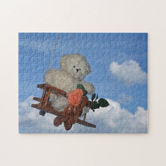 Fliegender Teddybär Puzzle (Horizontal)