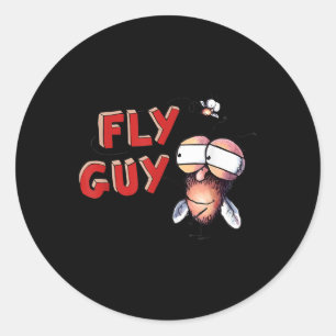 Fliegender Typ Kinder Kostüm T-Shirt Runder Aufkleber