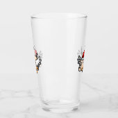 Fliegender Weihnachtsbläser Glas (Links)