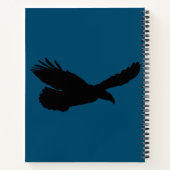 Fliegendes AdlerNotebook - Farbe wählen Notizblock (Rückseite)