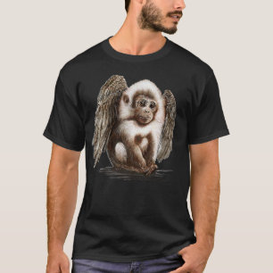Fliegendes Affenbaby Niedliches Begleiter für Zaub T-Shirt
