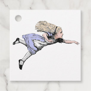 Fliegendes Alice Wonderland Abenteuer Vintage Tenn Geschenkanhänger