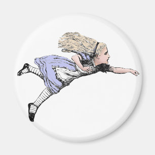 Fliegendes Alice Wonderland Abenteuer Vintage Tenn Magnet