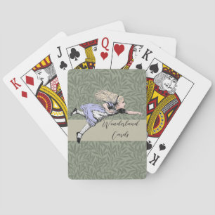 Fliegendes Alice Wonderland Abenteuer Vintage Tenn Spielkarten