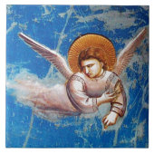 FLIEGENDES ANGEL IM BLAUEN HIMMEL VON GIOTTO CHRIS FLIESE (Vorderseite)