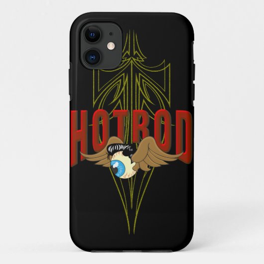 Fliegendes Augen-Hot-Rod Case-Mate iPhone Hülle (Rückseite)