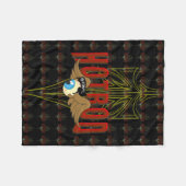 Fliegendes Augen-Hot-Rod Fleecedecke (Vorderseite (Horizontal))