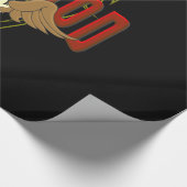 Fliegendes Augen-Hot-Rod Geschenkpapier (Ecke)