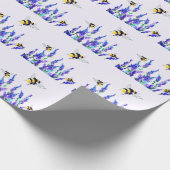 Fliegendes Bienenwabpapier Geschenkpapier (Ecke)