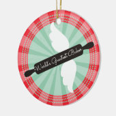 Fliegendes Button Backen Weihnachtsschmuck (Links)