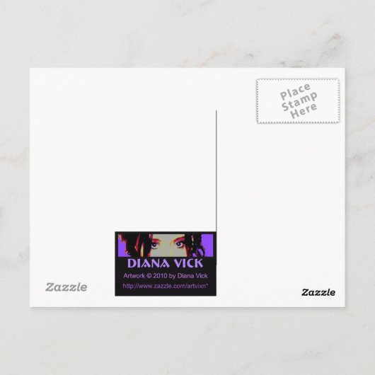 Fliegendes Eichhörnchen Postkarte (Rückseite)