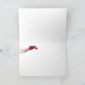 Fliegendes Eichhörnchen und Süßigkeiten Feiertagskarte (Innenseite)