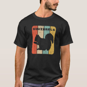 Fliegendes Eichhörnchen Vintag Sonnenuntergang Ret T-Shirt
