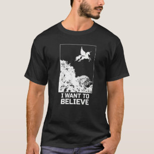 Fliegendes Einhorn Ich Will Glauben Uap Outfit Ali T-Shirt