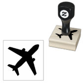 fliegendes Flugzeug Gummistempel (Stempel)