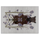 Fliegendes Fox-Glas-Schneideboard 15x11 Schneidebrett (Vorderseite)