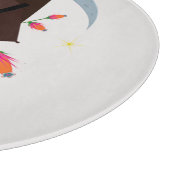 Fliegendes Fox-Glas-Schneidebrett Schneidebrett (Ecke)